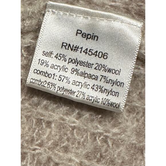 ANTHROPOLOGIE Pepin Colorblock Wool Alpaca Blend Sweater Cardigan Womens Small - Picture 5 of 6